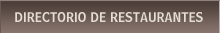 Directorio de restaurantes